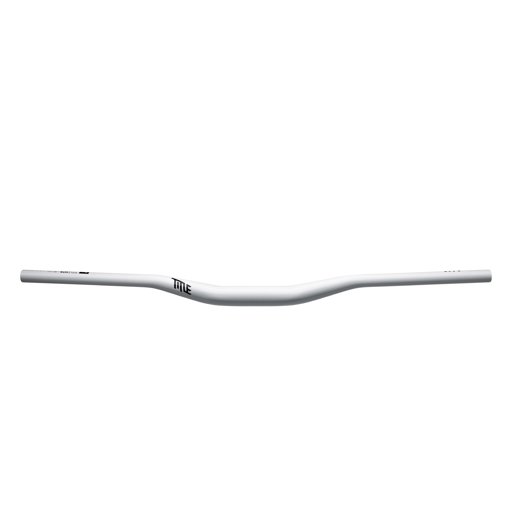 Title MTB AH1 35 handlebar—7050 T74 alloy, slight rise, black with logo, ideal for freeride or downhill.